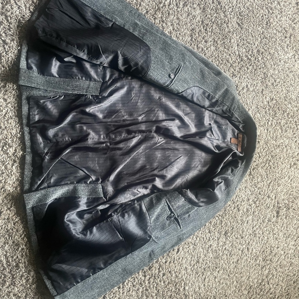 Gray Blazer Jacket - image 3